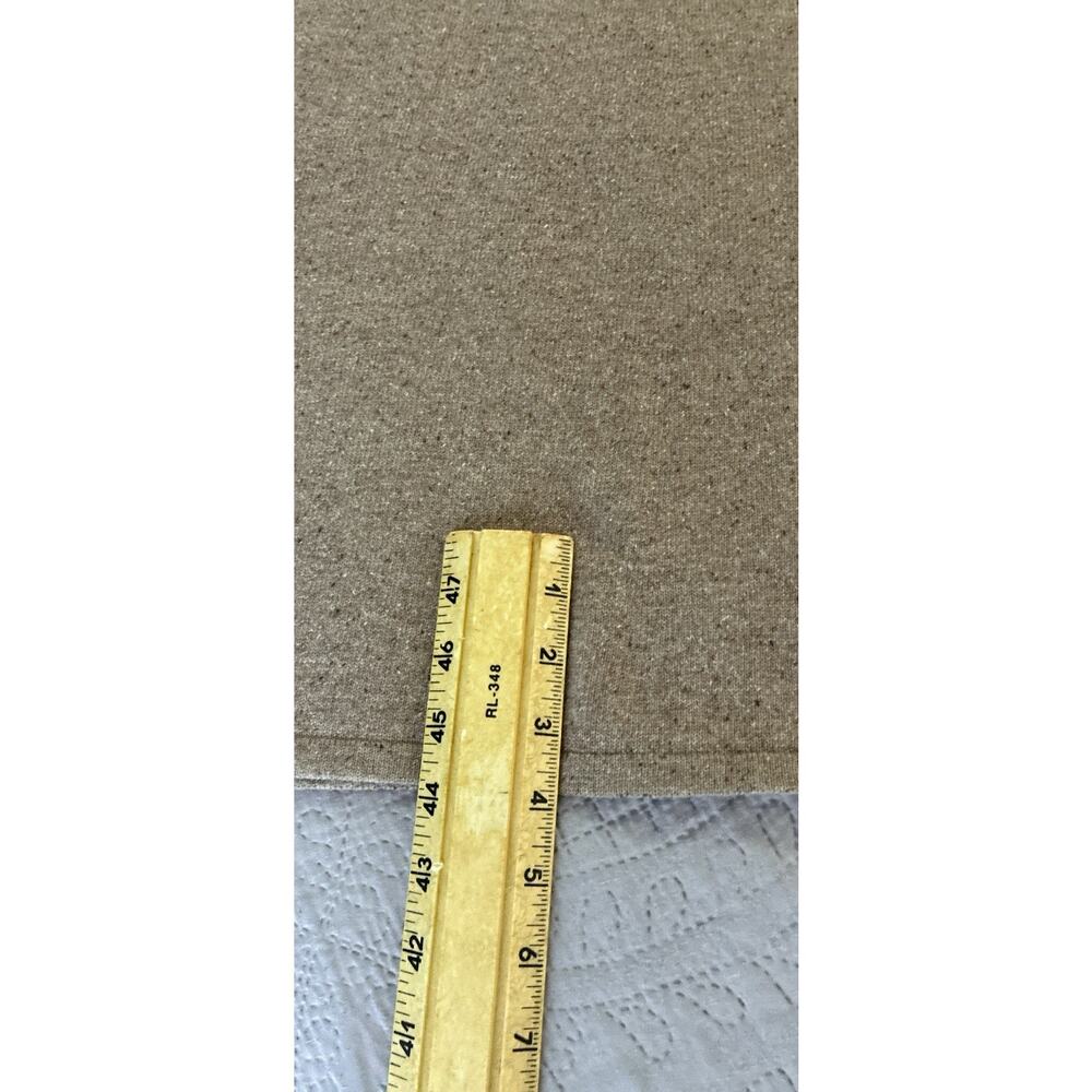 Lands End Sz XS ( 2-4) Brown Heathered wool silk blend 3/4 length slv maxi dress - Picture 10 of 10